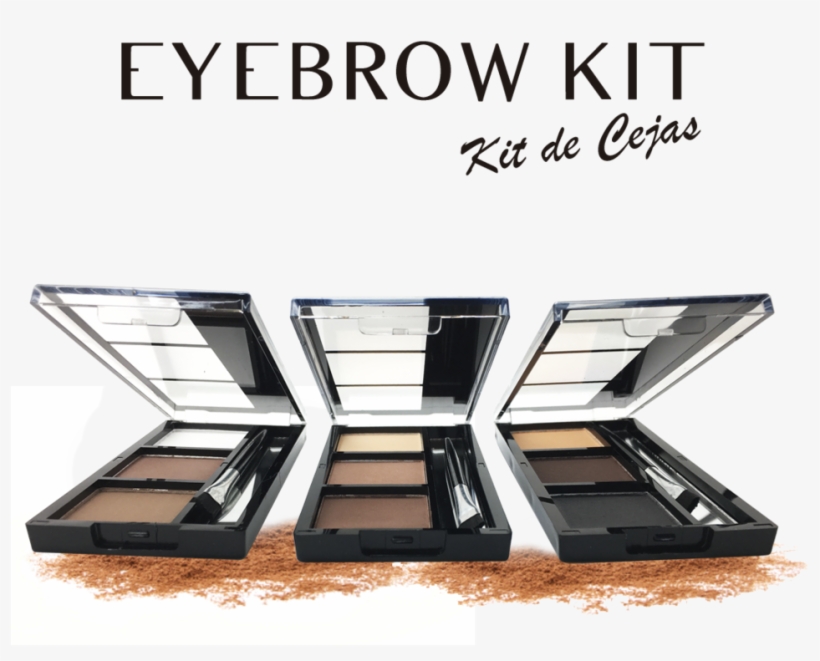 Eyebrow Kit Estuche Set Para Cejas Trio Con Aplicador - Eyebrow, transparent png