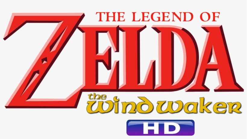 The Legend Of Zelda The Wind Waker Hd - Legend Of Zelda Title Png, transparent png