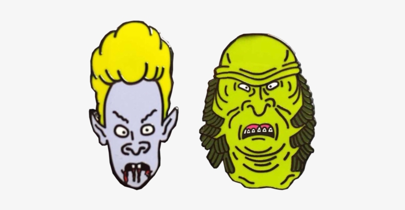 Beavis And Butthead Monster Dudes Pin Set - Beavis And Butt-head, transparent png