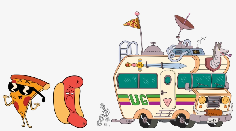 Cartoon Network - Good Morning, Ug-rv!: An Unfoldable Journey Through, transparent png