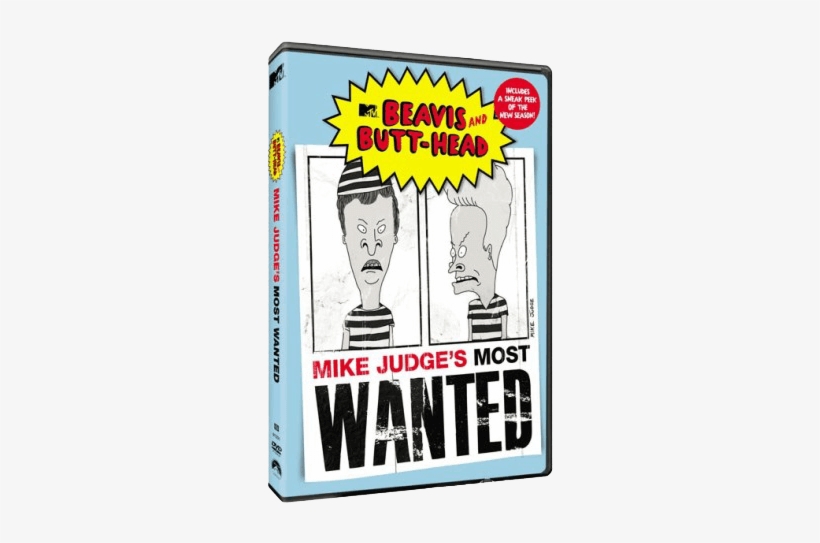 Beavis Butt-head Mike Judges Most Wanted Dvd Design - Beavis And Butt-head-mike Judges Most Wanted (region, transparent png
