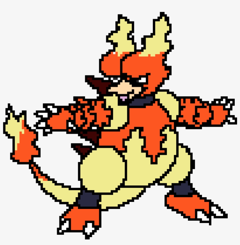Magmar (traced) - Magmar, transparent png