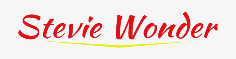 Stevie Wonder - Logo - Menu - Coquelicot, transparent png