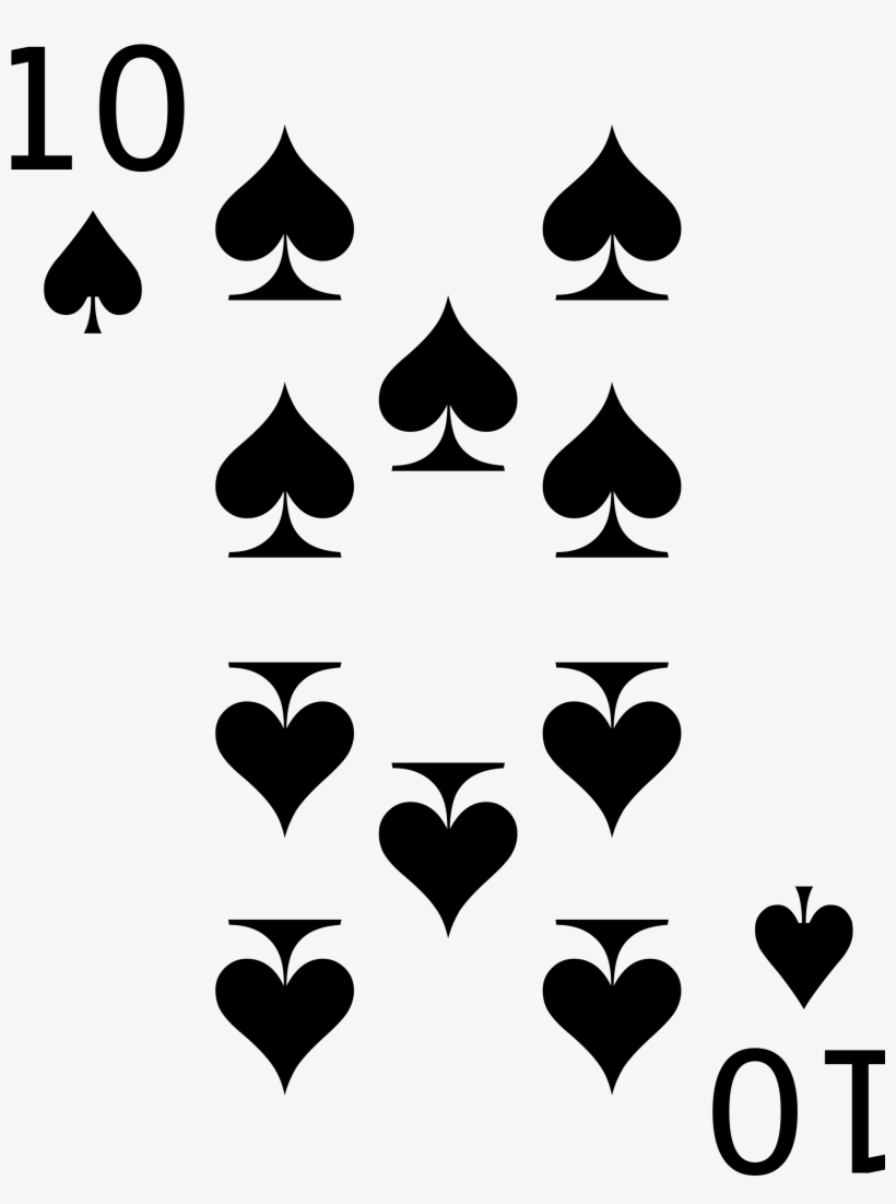 Open - 10 Spade Png, transparent png