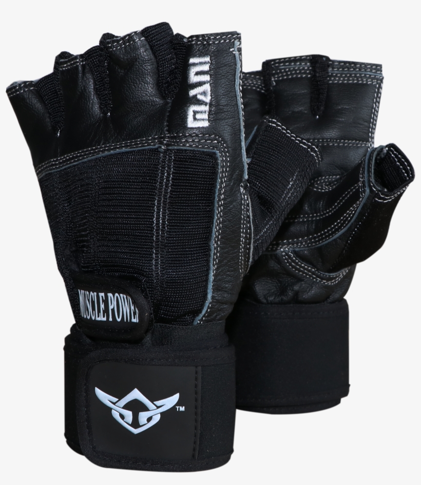 Deluxe Leather Muscle Power Gloves - Mani Deluxe Leather Muscle Power Gloves, transparent png