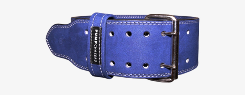 10mm Double Prong Weight Lifting Belt - Blue, transparent png