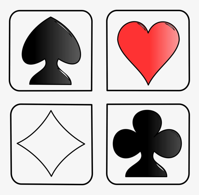 Playing Cards, Face, Hearts, Diamonds, Spades, Clubs Deck Of Cards