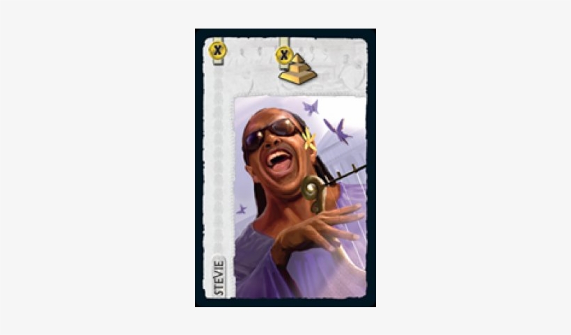 Stevie Wonder Promo Card - 7 Wonders Expansions Leaders, transparent png
