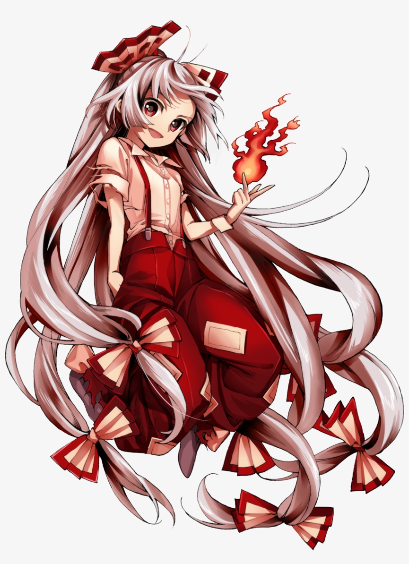 Fujiwara No Mokou Drawn By Harukawa Moe - Moe Harukawa, transparent png