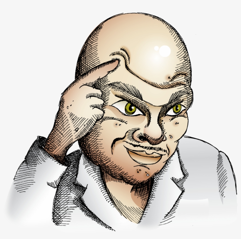 The Evil Genius Again - Illustration, transparent png