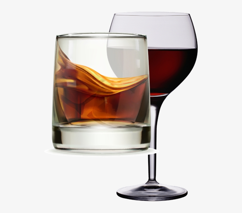 Bourbon-wine - Glass Of Whisky Png, transparent png