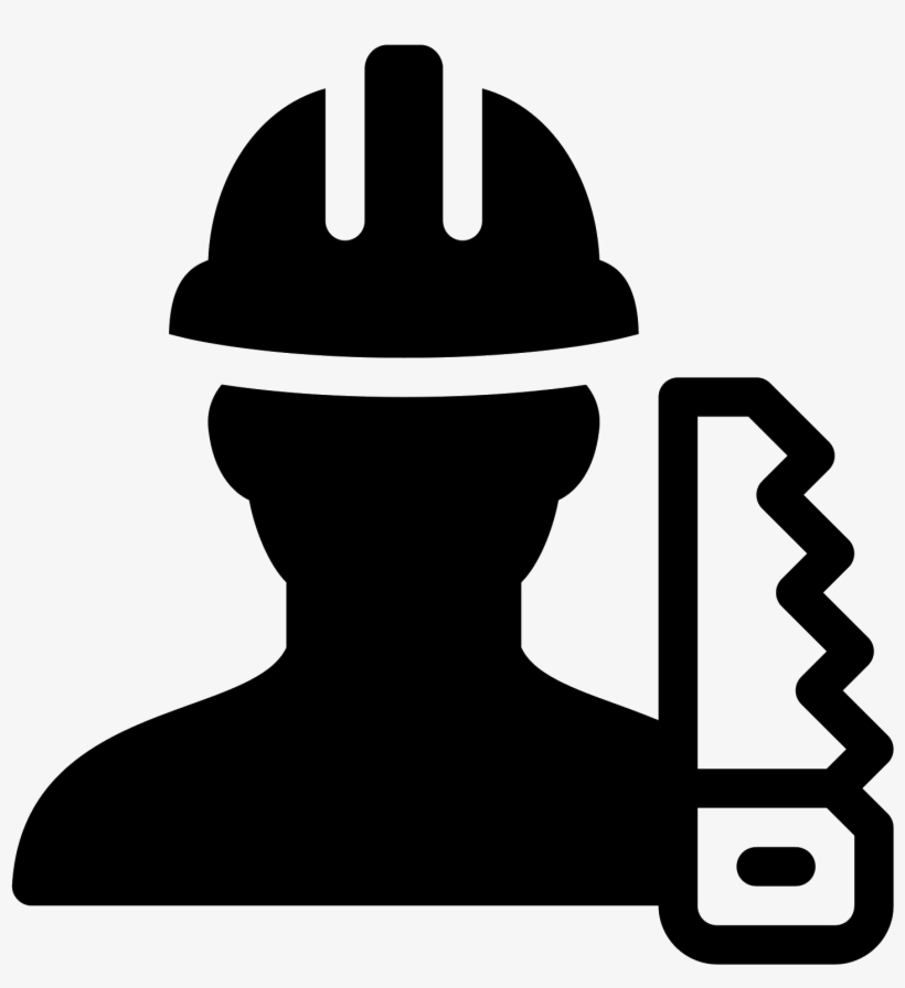 Carpenter Filled Icon - Carpenter Icon, transparent png