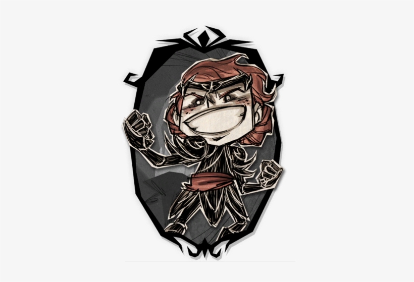 Wigfrid Shadow Skin Portrait - Don T Starve Willow Skins, transparent png