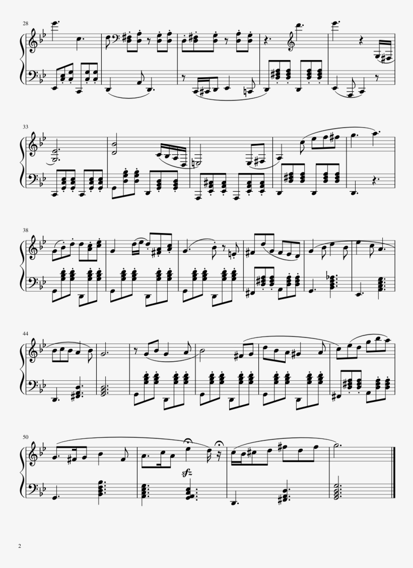 Don't Starve Together Sheet Music Composed By Vince - Paperella Gay Piano Spartito, transparent png
