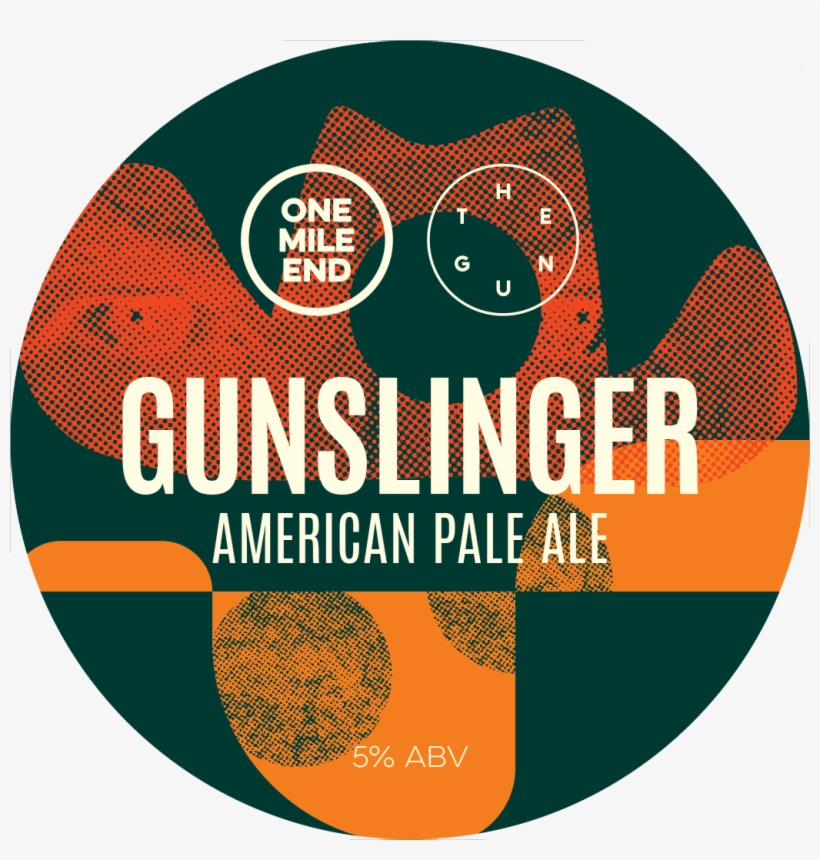 Gunslinger American Pale Ale - Circle, transparent png