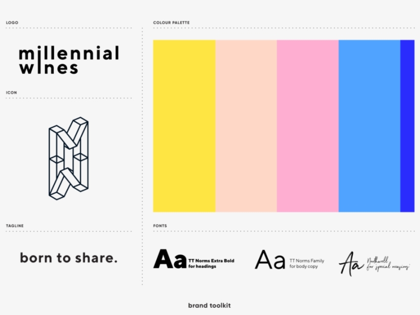 Millennial Wines Brand Toolkit, transparent png