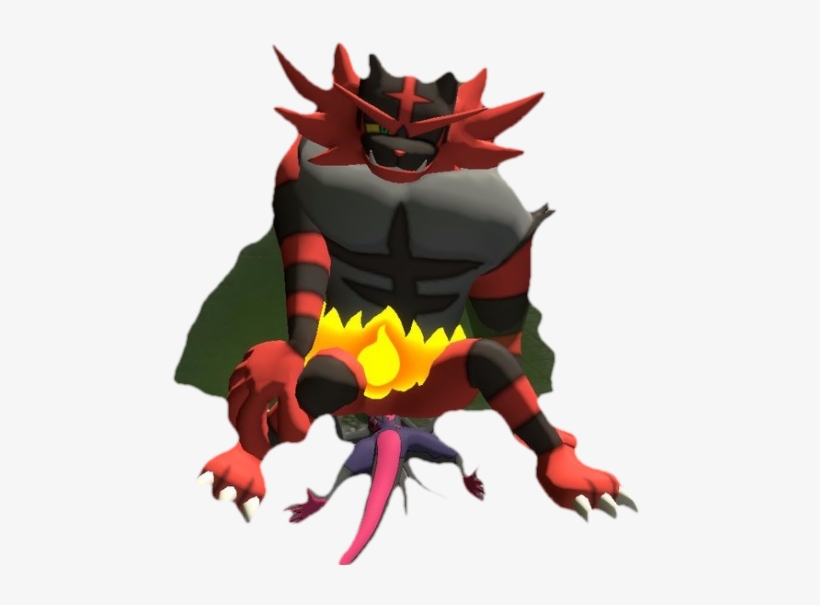 Incineroar Gasses Salazzle By Smellyponylover-dawof89 - Incineroar, transparent png