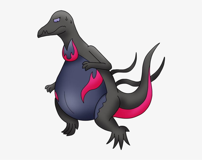 Preggy Salazzle - Cartoon, transparent png