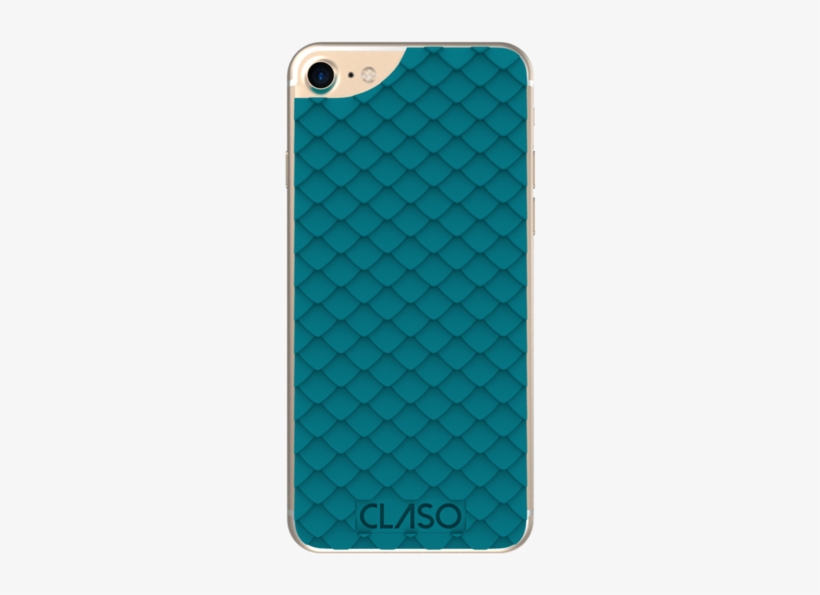 Vintage Teal Dragon Case For Iphone 6 Gold Back View - Art Paper, transparent png