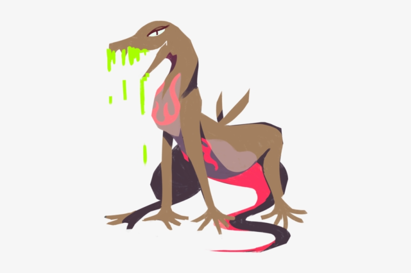 Tried Out A New Brush I Really Like Jagged Lineless - Illustration, transparent png