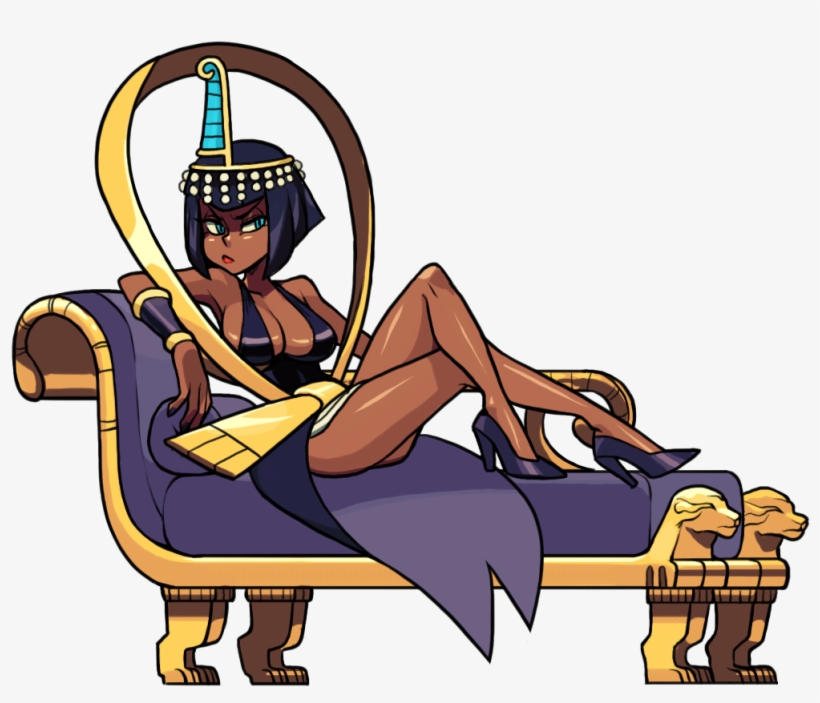 Eliza Lose - Skullgirls Beowulf And Eliza, transparent png