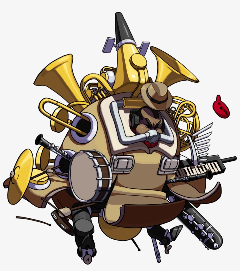 [ Img] - Big Band Skullgirls, transparent png