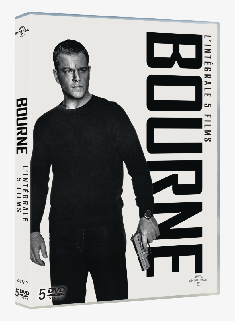 Bourne 1 5 Fr Dvd 3d - Bourne Collection Dvd, transparent png