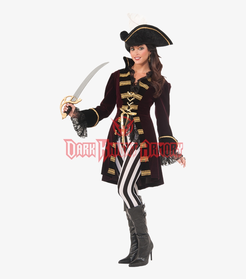 Womens Captain Costume Female Pirate Fancy Dress 850x850