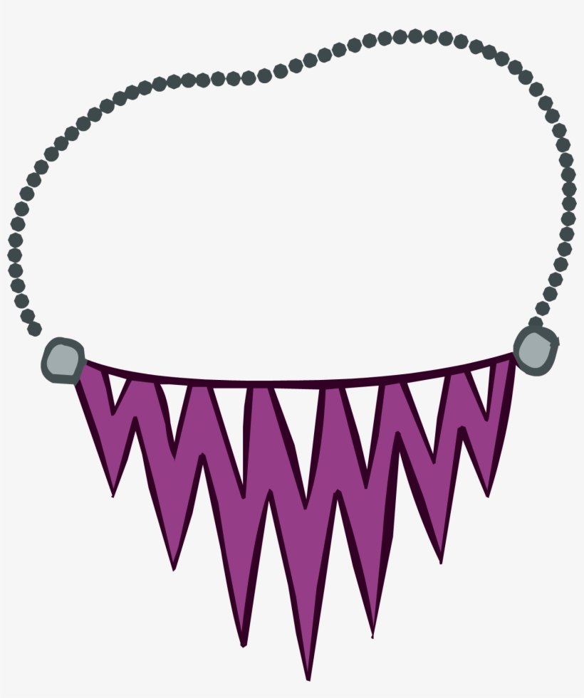 Jagged Purple Necklace Icon - Necklace, transparent png