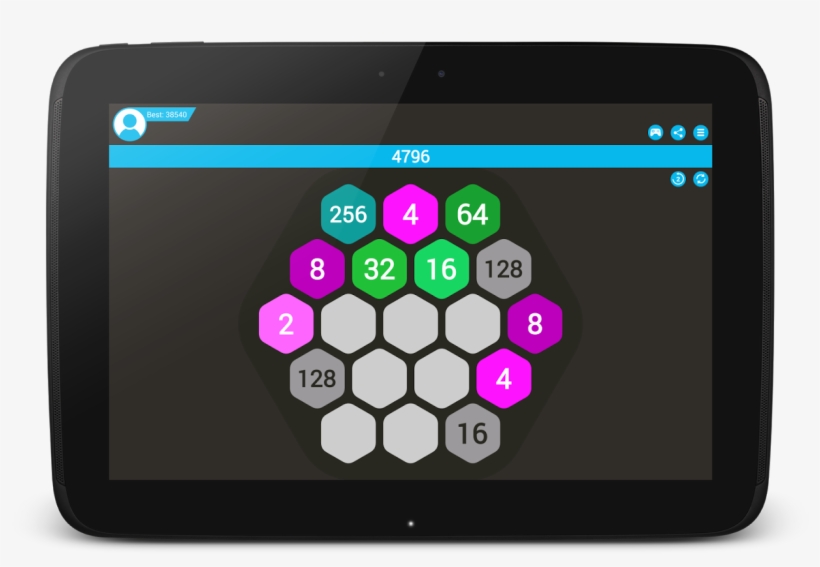 Some - 4096 Hexa - Super 2048 Puzzle, transparent png