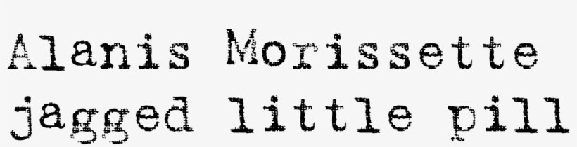 Alanis Morissette 'jagged Little Pill' - Alanis Morissette Jagged Little Pill Logo, transparent png