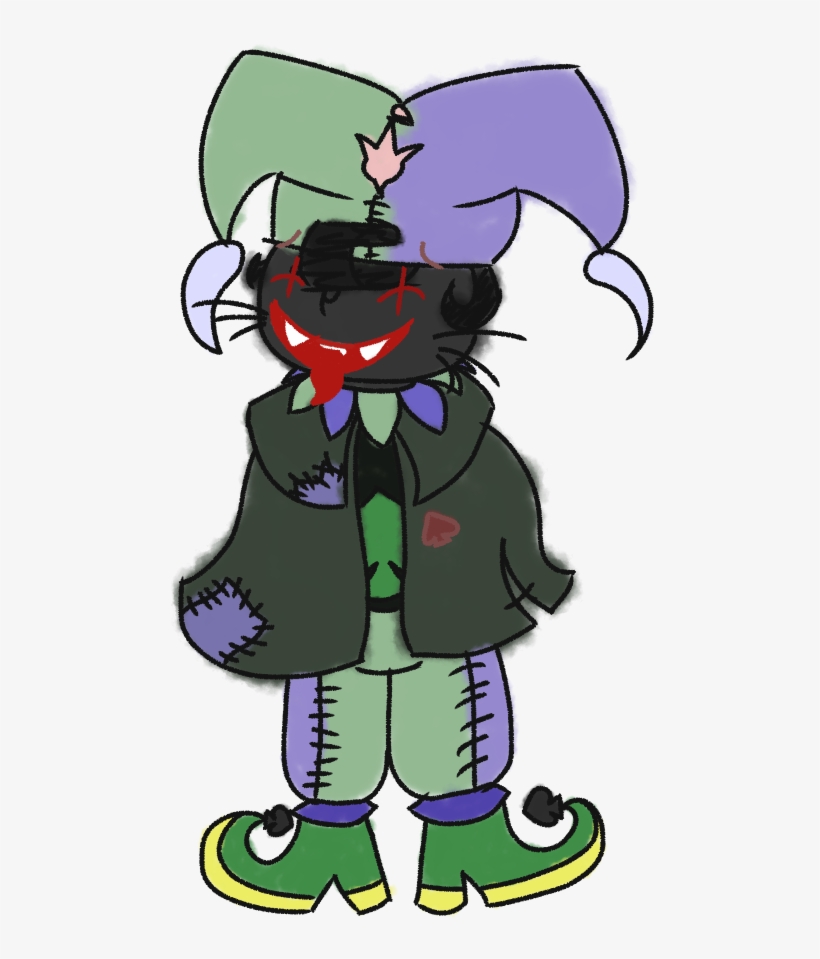 Here's Art Of My New Oc Chester The Jester I Thinkpic - Cartoon, transparent png