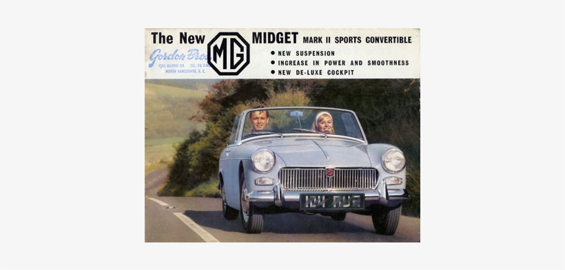 Midget Sales Catalog-brochure - Mg Car, transparent png