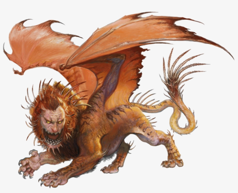 Manticore - 04 - Manticore Monster, transparent png