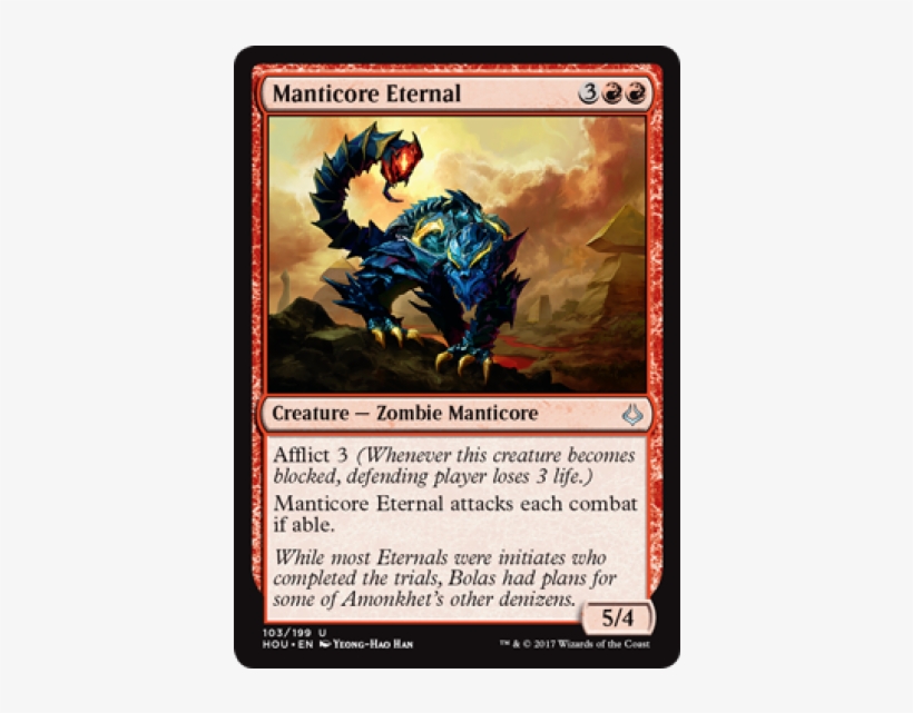 Manticore Eternal Hour Of Devastation English - Hour Of Devastation Eternal, transparent png