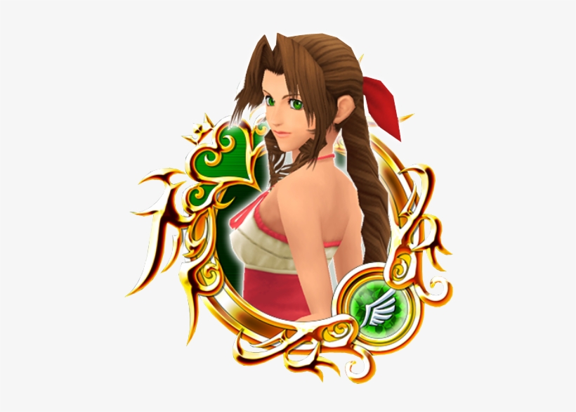 Kh Ii Aerith - Kingdom Hearts Hollow Bastion Restoration Committee, transparent png