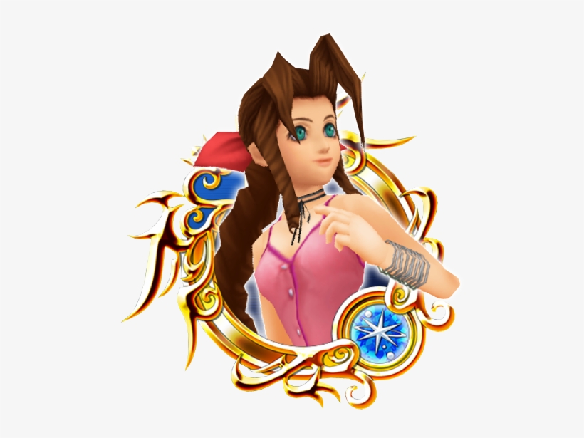 Kh Aerith Kingdom Hearts Sora Medal 508x566 PNG Download PNGkit
