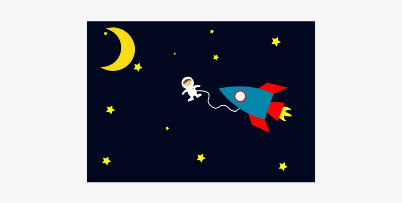 Free Public Domain Vectors On Walk - Astronaut In Space Rocket, transparent png