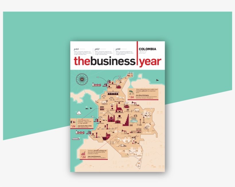 My Colombian Cover Illustration Is Published In The - Business Year, transparent png