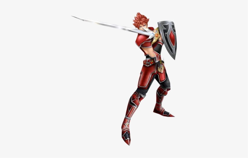 The Warrior Of Light's "classic Red - Final Fantasy Warrior Of Light Red, transparent png