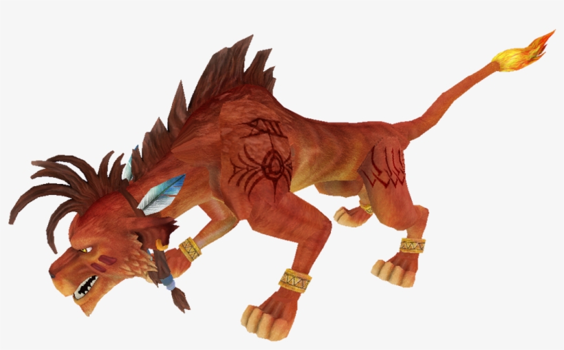 Aerith - Red Xiii, transparent png