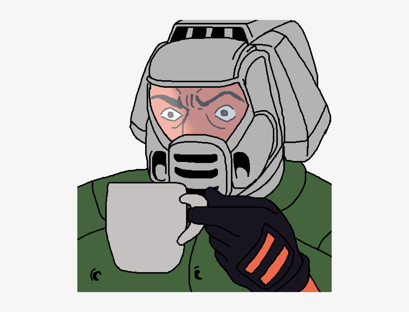 28323499 - > - Doesn T Doomguy Have Ptsd, transparent png