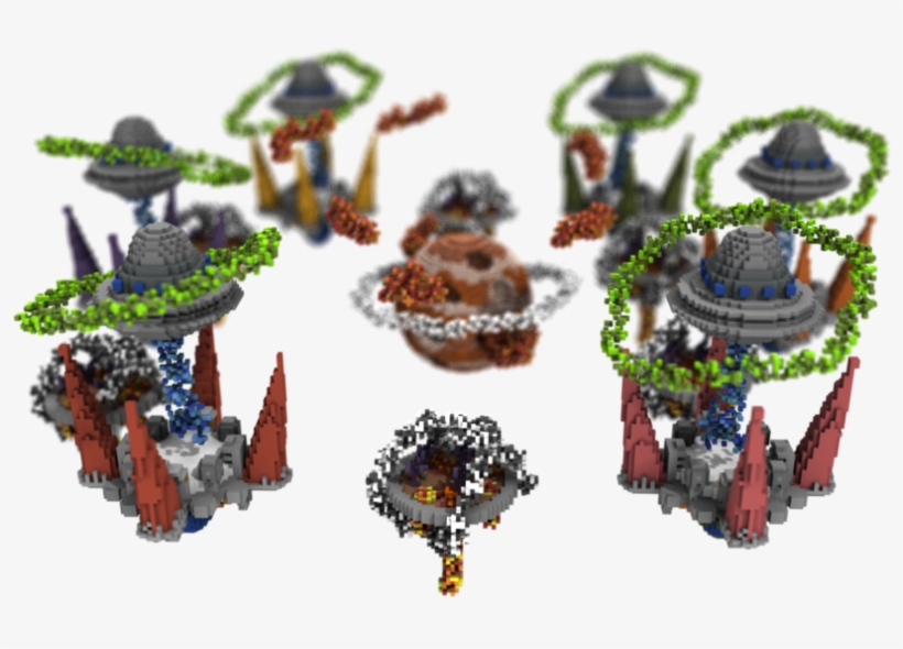 Map Skywars / Bedwars - Map, transparent png