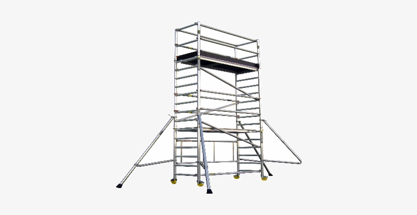 Single And Double Width Scaffold Tower - Double Width Tower Png, transparent png