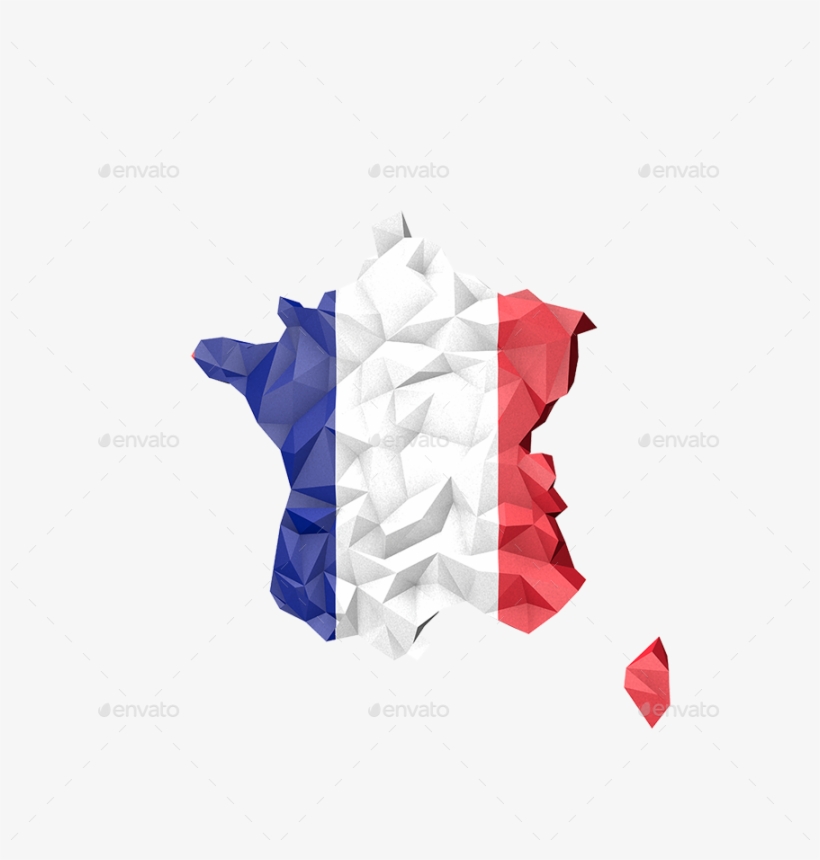Photography Clipart France Map National Flag - Flag, transparent png