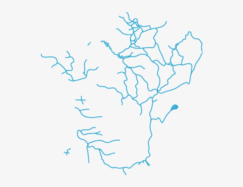 France Boat Hire Map - Drawing, transparent png