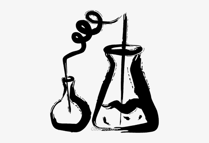 Beakers Flasks And Test Tubes Royalty Free Vector Clip - Tudo De Ensaio Png, transparent png