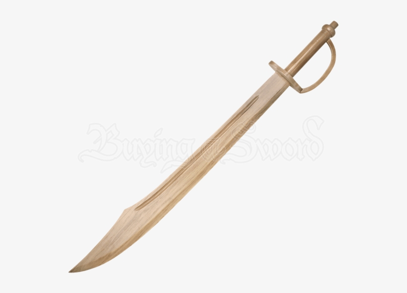 Wooden Pirate Scimitar - Pirate Swords, transparent png