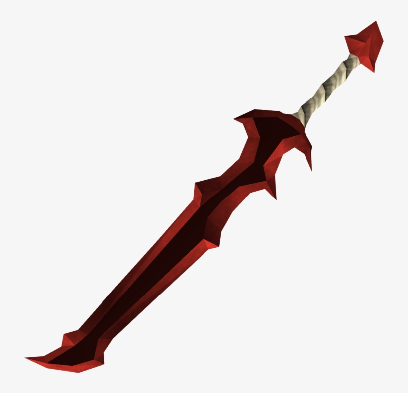 Off-hand Dragon Longsword - Dragon Longsword Runescape, transparent png
