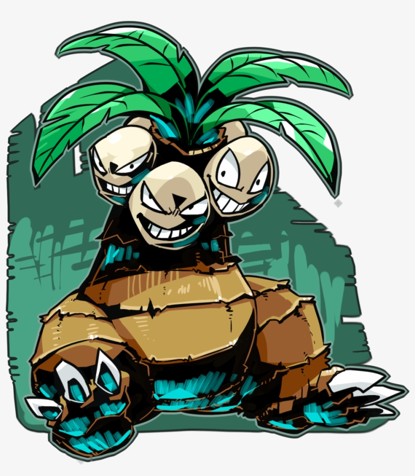 Resized To 83% Of Original - Exeggutor Gen 1, transparent png